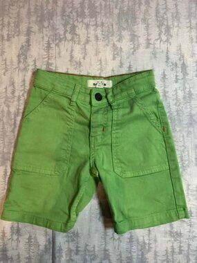 Mini Boden Green Chino Shorts 5-6Y